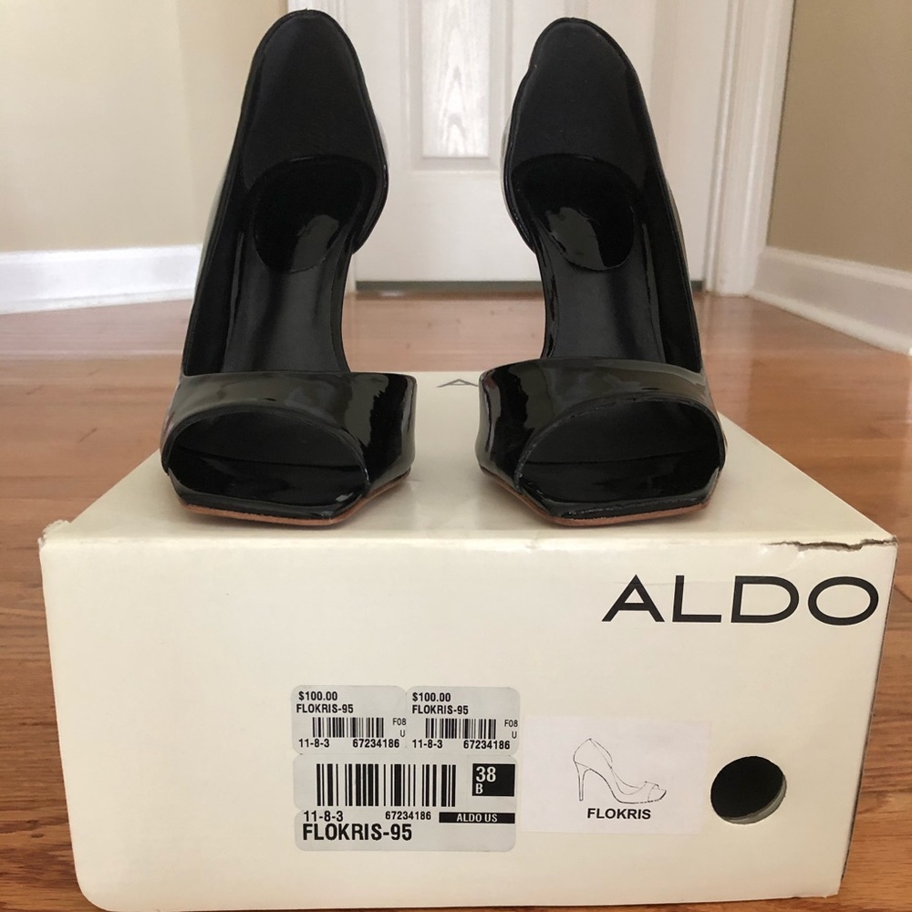 Black Aldo Heels